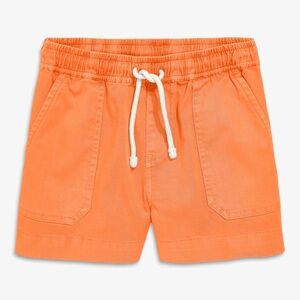 Primary Kids Garment Dyed Stretch Chino Short Cantaloupe Orange Size 8-9